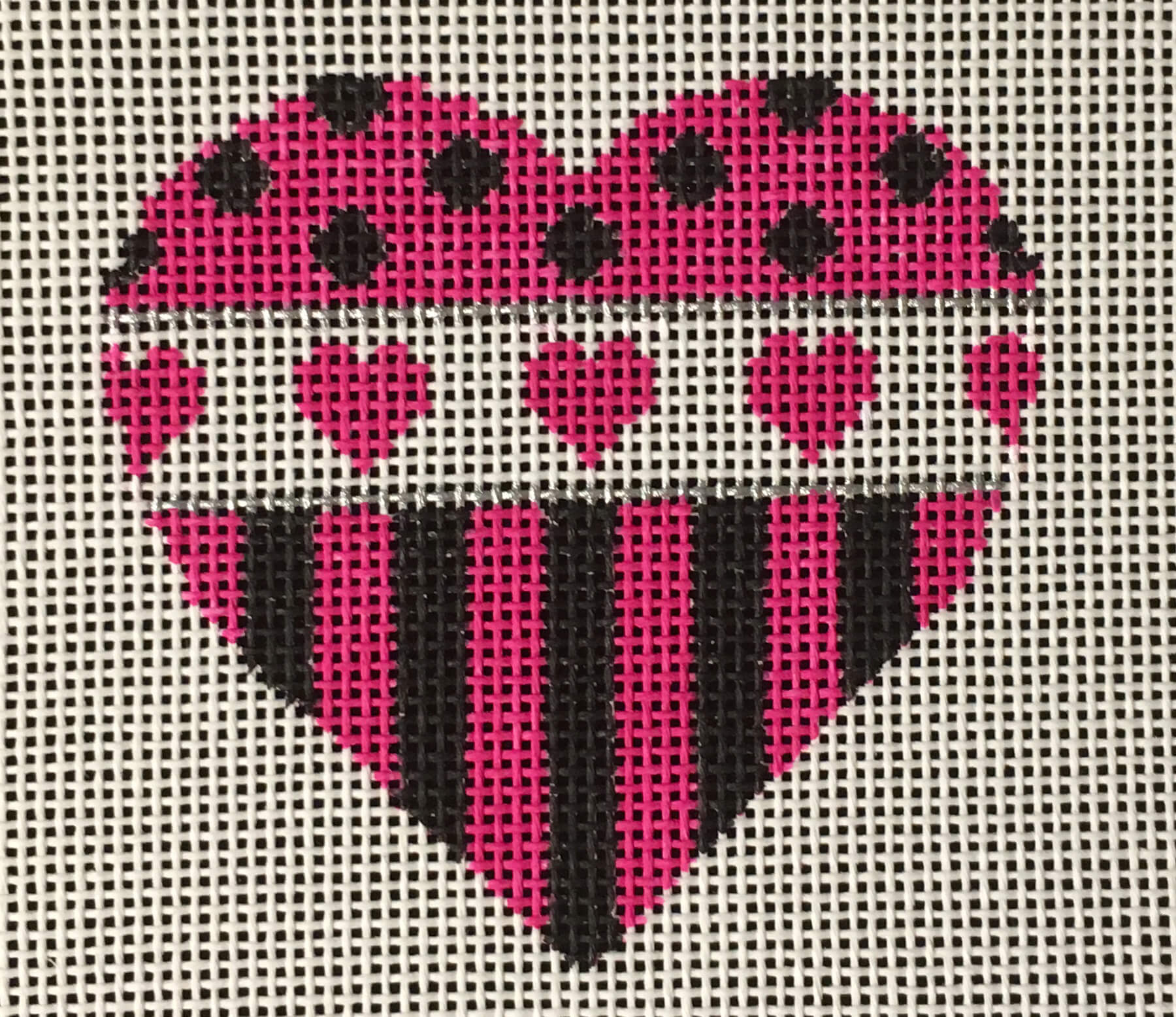 Pink and Black Heart