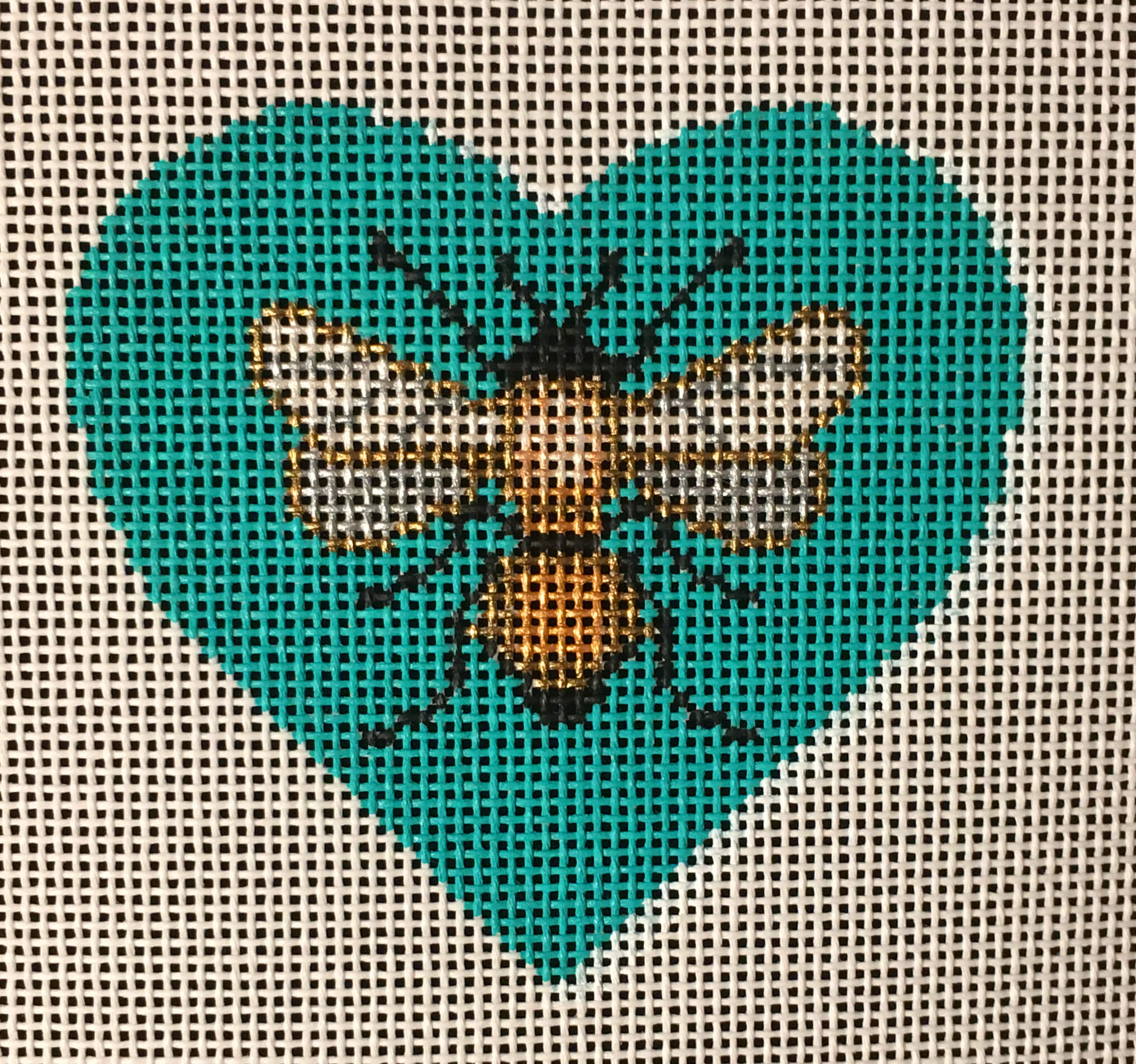 Bee on Turquoise