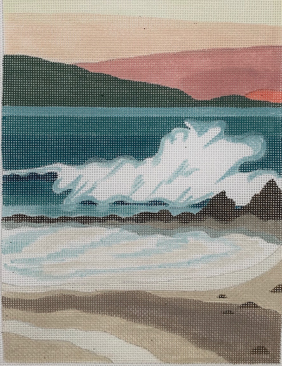 Seaside Graphic Landscape