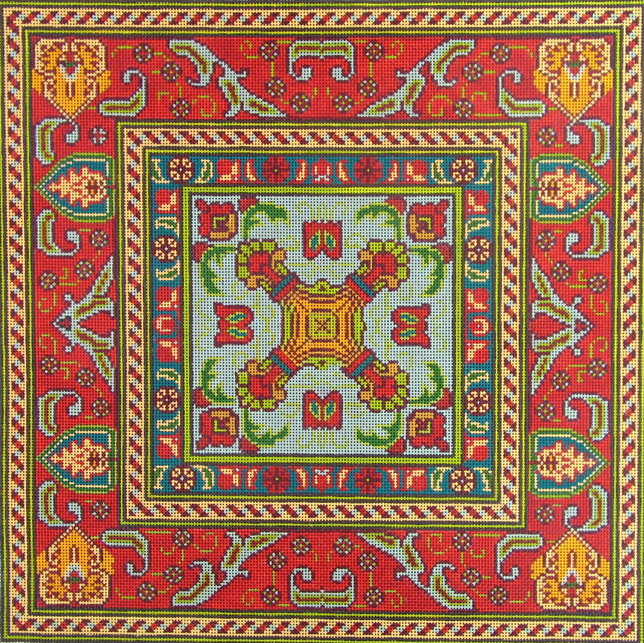 Rich Red Tapestry